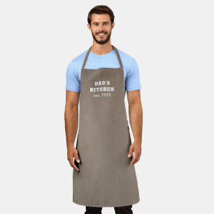 Tablier Cuisine simple Brown pour papa moderne