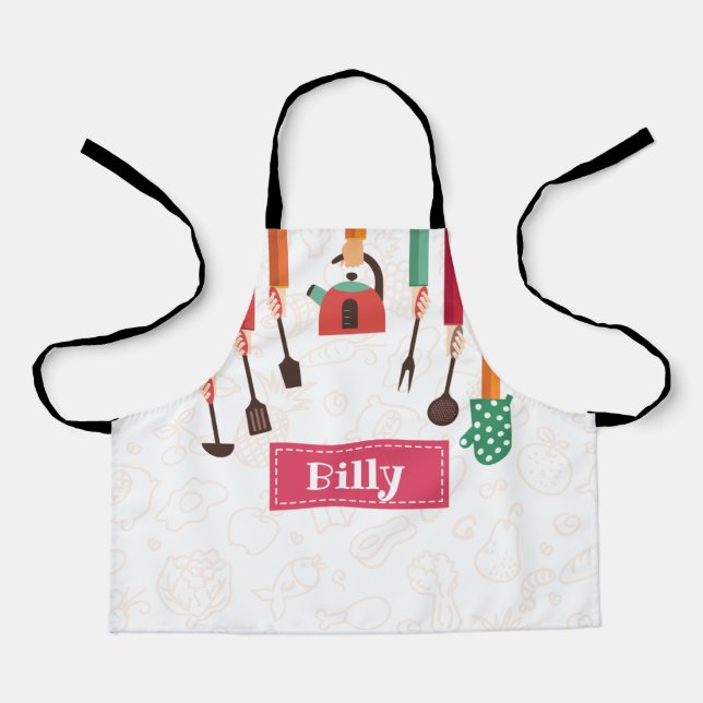 Tablier Cuisine Stuff Pink Apron (Recto)