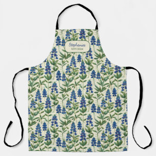 Tablier Cuisine Texas Bluebonnet Apron Lupine