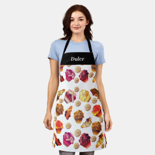 Tablier Cuisine Texte Personnalisé Muffins Croissants Can