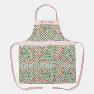 Tablier Cuisine vintage - Style Quilt - Moyen