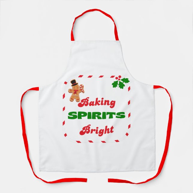 TABLIER CUISINER DES ESPRITS APRON VACANCES CLAIRES (Recto)