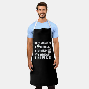 Tablier Cuisinier Grill Sur Mesure Chef Drôle Apron Person