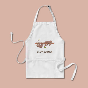 Tablier "Cuisinière Lente" Jote Lazy Sloths Art