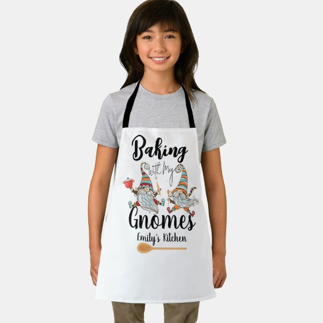 Tablier Cuisson avec mes Gnomes Boulangerie sur mesure Bou (Insitu)