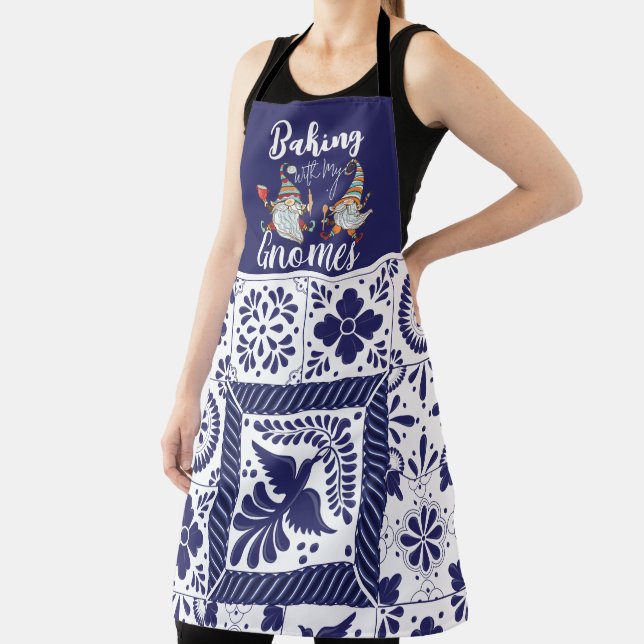 Tablier Cuisson avec mes Gnomes Moderne Funny Scandinave (Insitu)