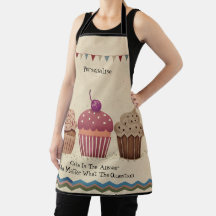 Cupcakes vintage Citation Bunote Fun Rustic Stone