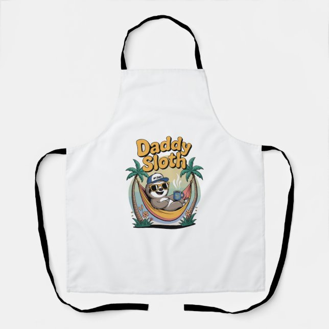 Tablier Cut Daddy Sloth Père (Recto)