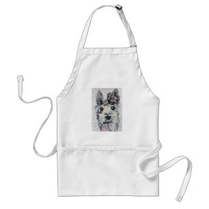 Tablier Cute Alpacca Llama Aquarelle Art Cuisine Apron