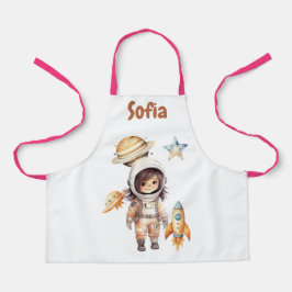 Tablier Cute astronaute Space Adventure personnalisée