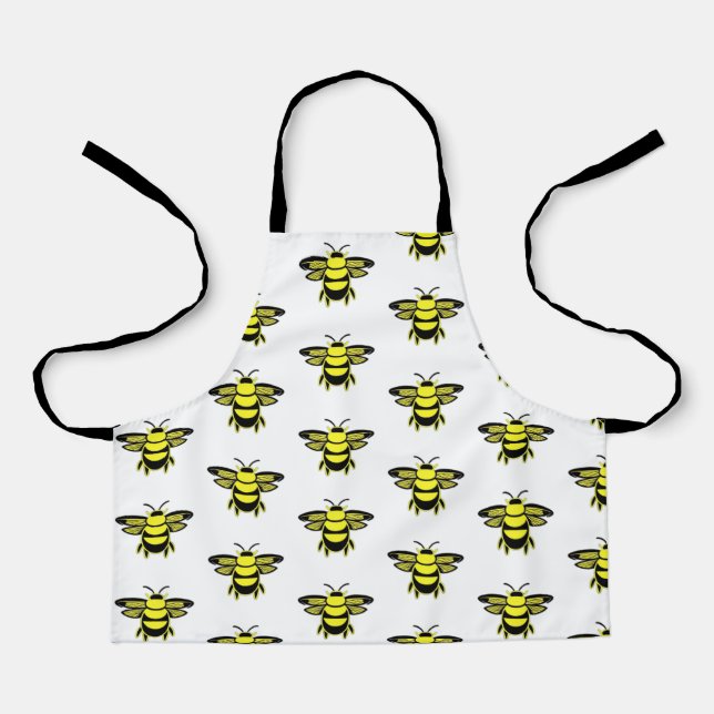 TABLIER CUTE BEE PATTERN  (Recto)