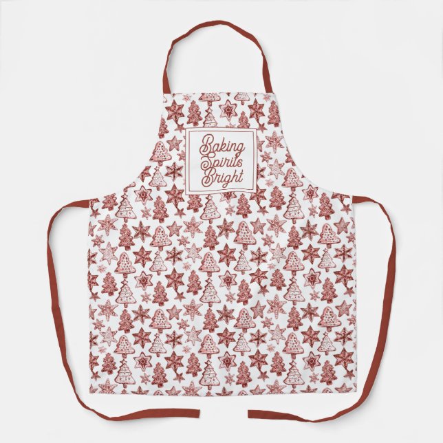 Tablier Cute Christmas Cookies Baking Christmas Bright (Recto)