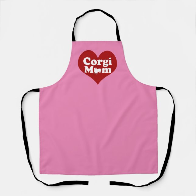 Tablier Cute Corgi Maman (Recto)