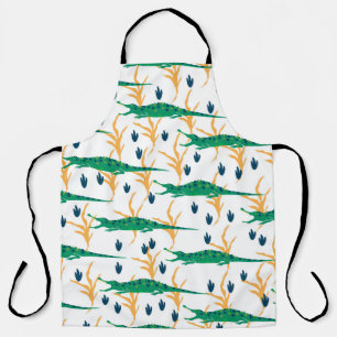 Tablier Cute crocodiles seamless pattern. Cartoon animals.