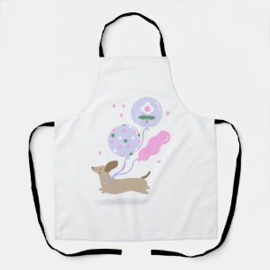 Tablier Cute Dachshund Weiner Amoureux des chiens Party ro