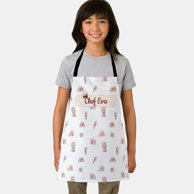 Tablier Cute Dessert Sweet Traitements pour enfants person (Insitu)