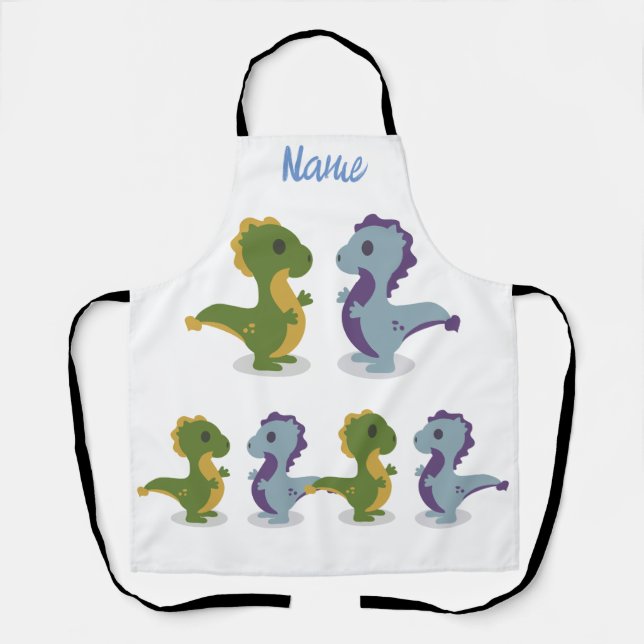 Tablier Cute Dinosaur Paire Thunder_Cove (Recto)