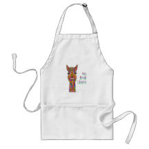 Cute et coloré Llama Apron