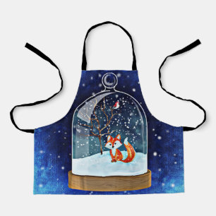 Tablier Cute fox inside