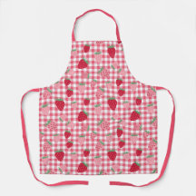 Cute fraise Plaid En vichy à motif