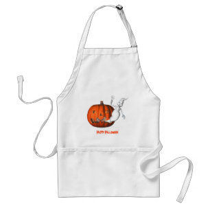 Tablier Cute Ghost Jack-o'-lantern Halloween