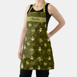 Tablier Cute Grenouille souriante Apron