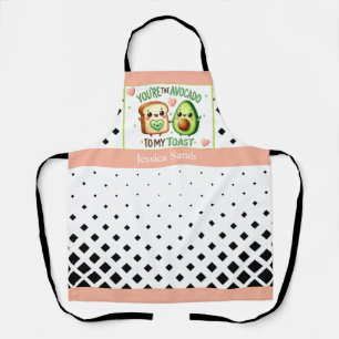 Tablier Cute Kawaii Alvacado et Toast