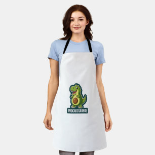 Tablier Cute Kawaii Avocadosaurus Dinosaure Pun Drôle