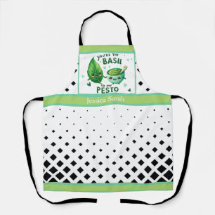 Tablier Cute Kawaii Basil et Pesto
