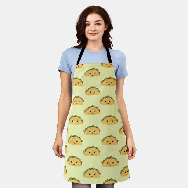 Tablier Cute Kawaii Taco (Porté)