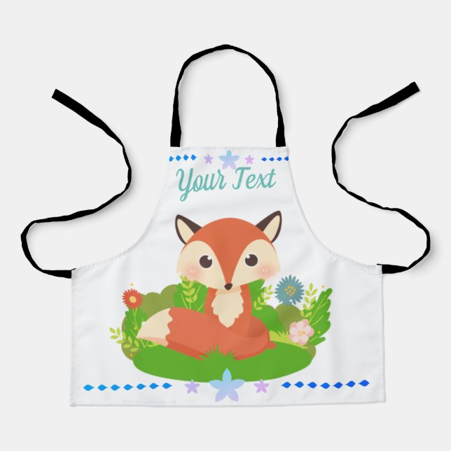 Tablier Cute Little Fox (Recto)