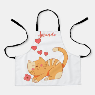 Tablier Cute Lote Orange Tabby Kitten