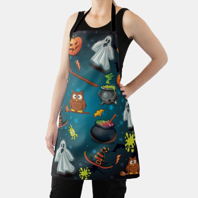 Tablier Cute Motif Halloween (Insitu)