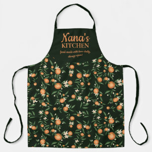Tablier Cute nana's cuisine agrumes botaniques mignon moti