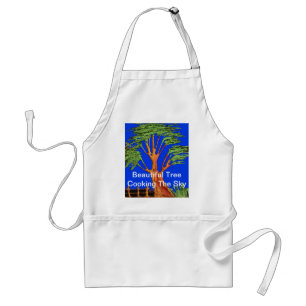 Tablier Cute Nice et Lovely Blue ciel Personnaliser Produi