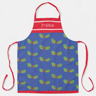 Tablier Cute personnalisée Holly & Berries Noël