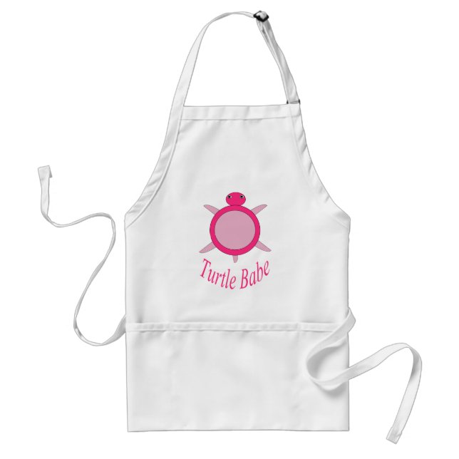 Tablier Cute Pink Turtle Baby Cuisine Apron (Devant)