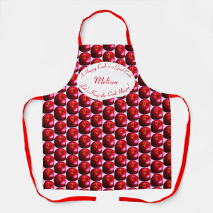 Tablier Cute Pomme personnalisée