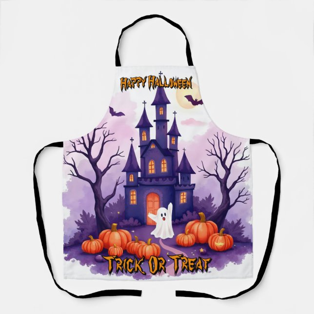 Tablier Cute Popular Halloween Spooky Collection (Recto)