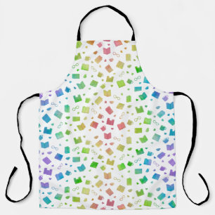 Tablier Cute Rainbow Book et Motif de lecture