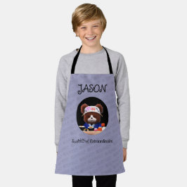 Tablier Cute Teddy Bear Sushi Chef