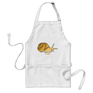 Tablier Cute yellow snail cartoon