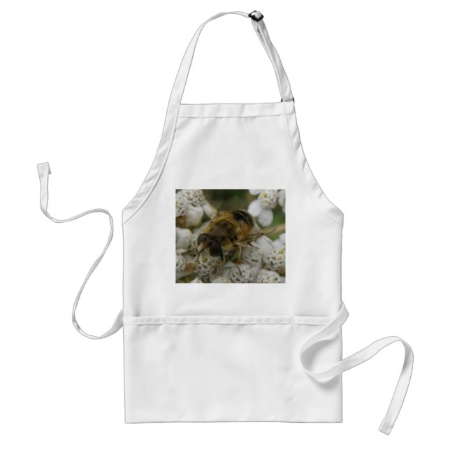 Tablier d'abeille et de fleurs (Devant)
