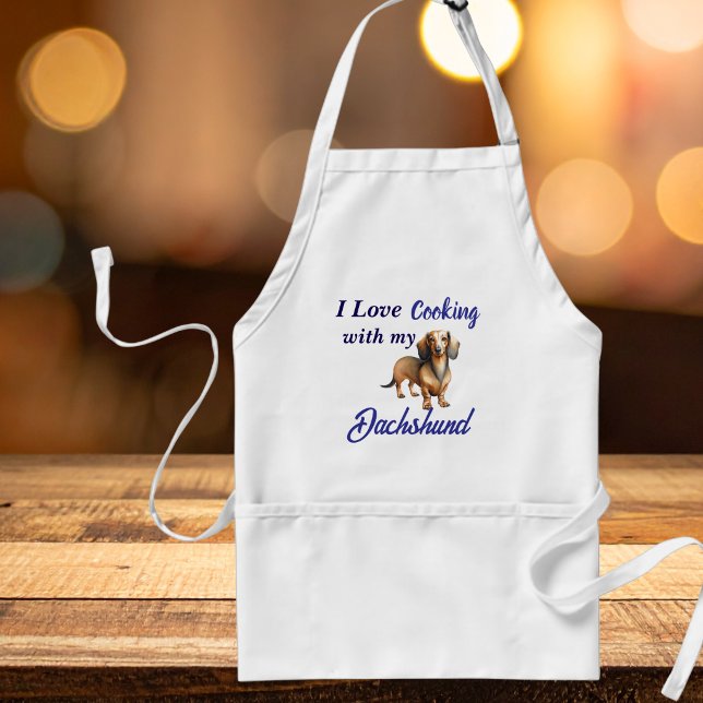 Tablier Dachshund Brun Cuisine (Créateur téléchargé)