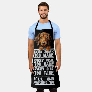 Tablier Dachshund Chien Chaque Snack Que Vous Faites