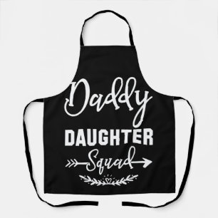 Tablier Daddy Fille Escouade Groupe de jumelage Père