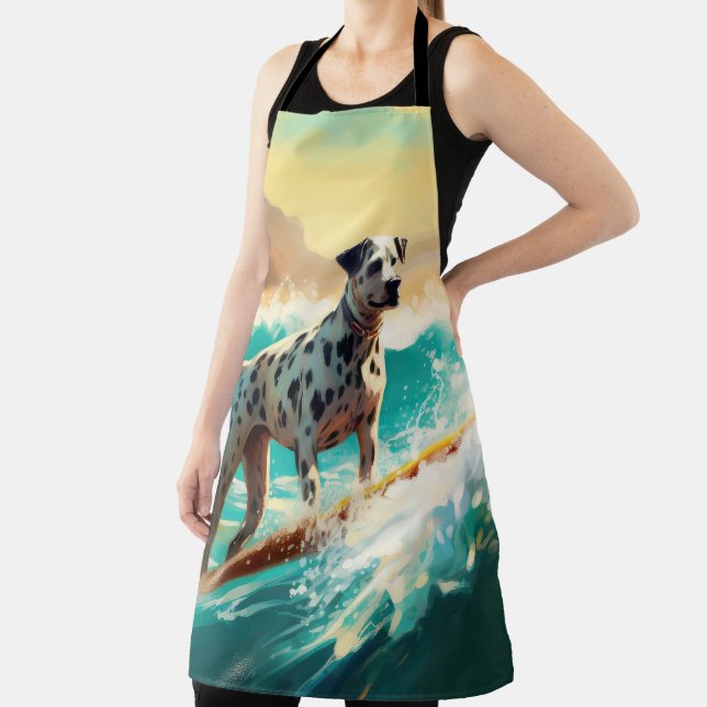 Tablier Dalmation Plage Surf Peinture (Insitu)