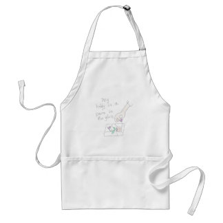Tablier d'amateur en verre souillé