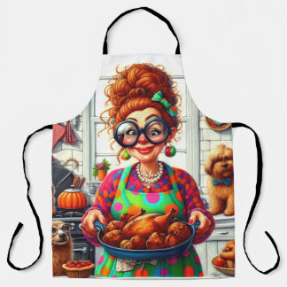 Tablier Dame Comique Cuisinière
