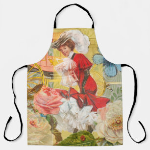 Tablier Dame victorienne femme élégante riche illustration